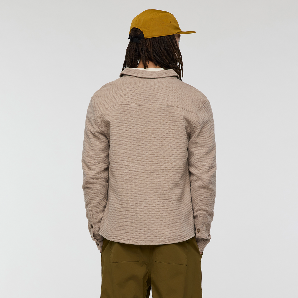 Tierno Button-Up Shirt - Men's, Heather Dune, Model Kai
