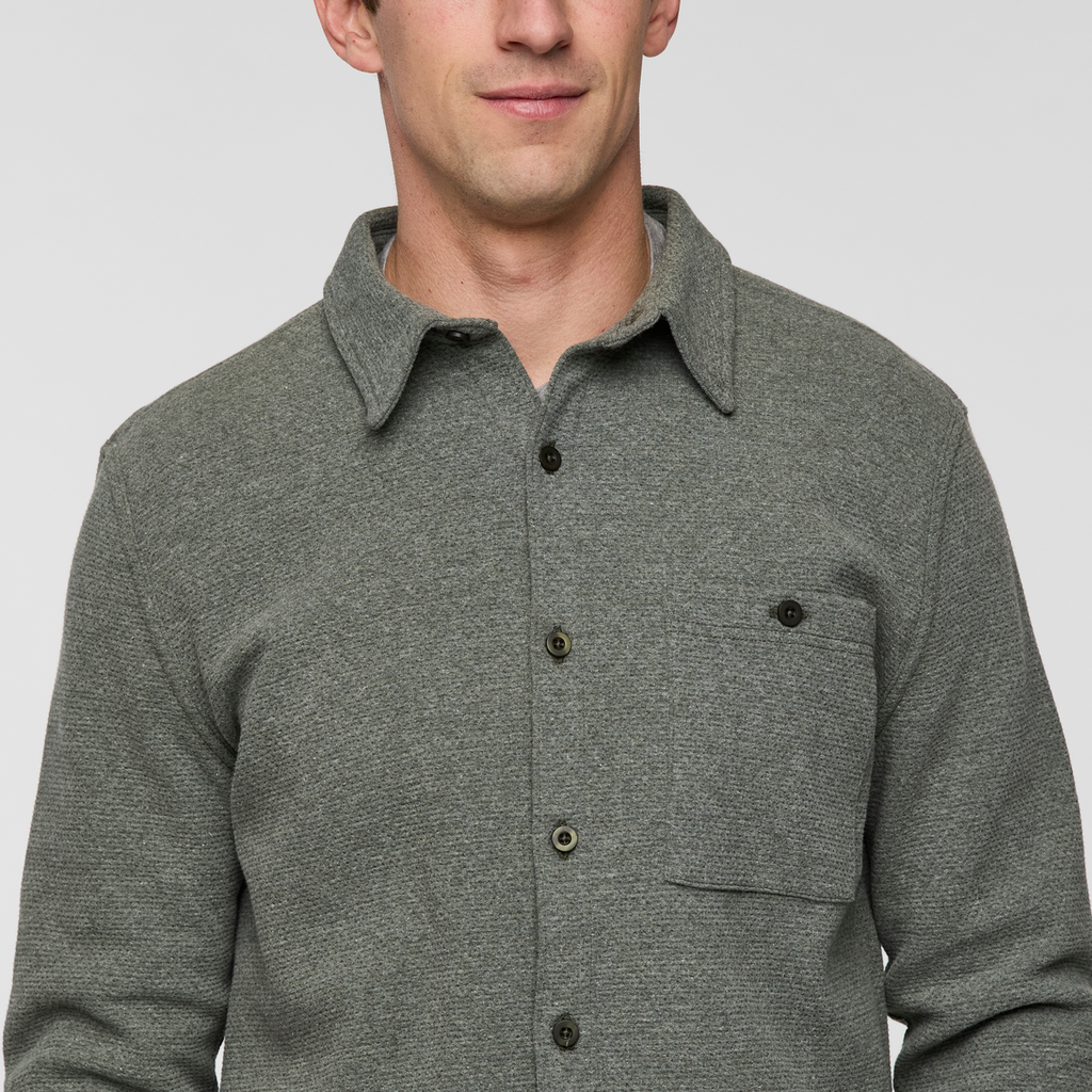Tierno Button-Up Shirt - Men's, Heather Woods, Model Jackson
