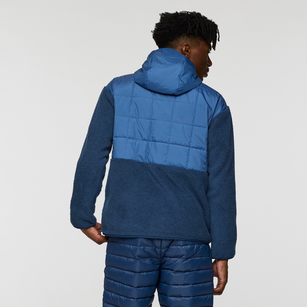 Trico Hybrid Hooded Jacket - Men's, Deep Sea, Model Nicolas