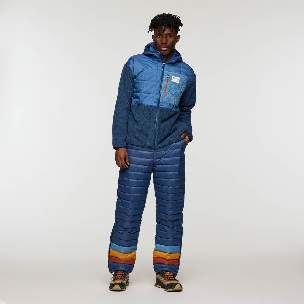 Trico Hybrid Hooded Jacket - Men's, Deep Sea, Model Nicolas