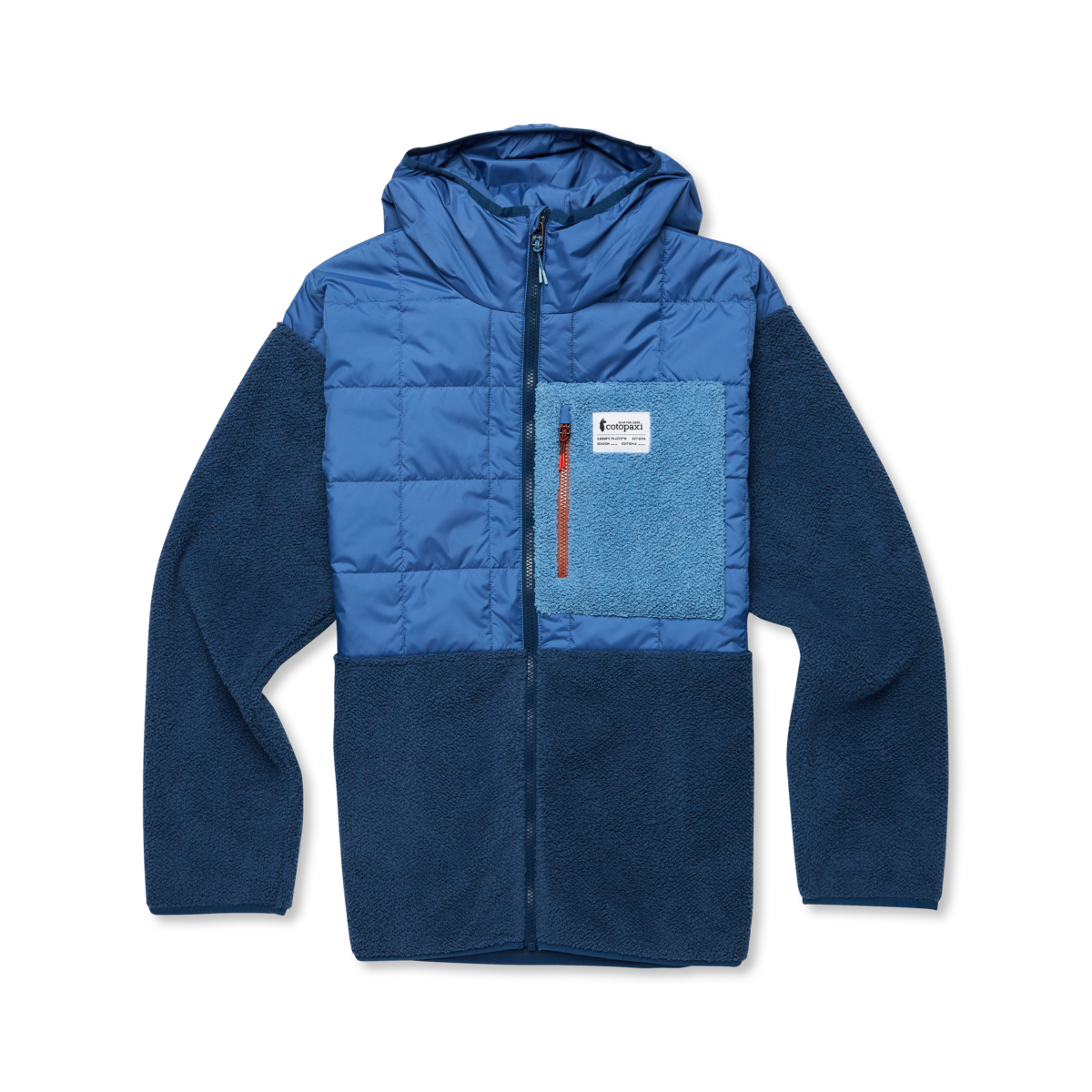Trico Hybrid Hooded Jacket - Men's, Deep Sea