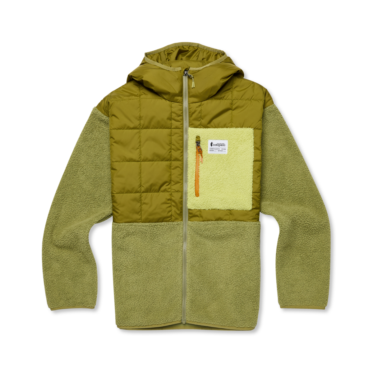 Trico Hybrid Hooded Jacket - Men's, Seed, Detail