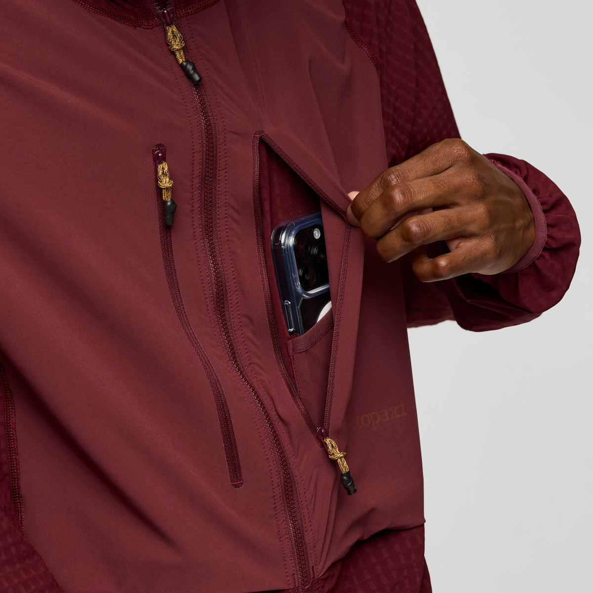 Yermo Hooded Jacket - Men's, Mulberry, Model Nicolas