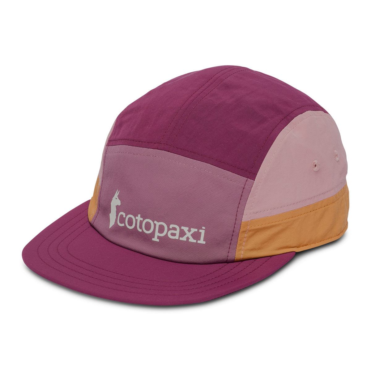Cotopaxi Tech 5-Panel Hat, Fig/Jam, Detail