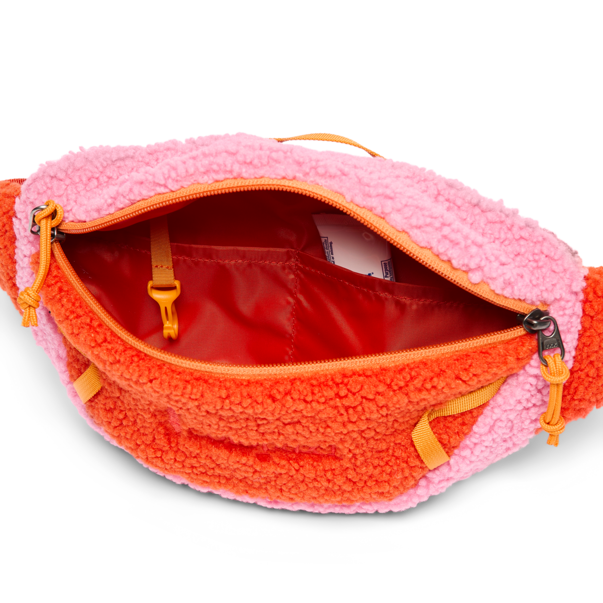 High Pile Fleece 3L Sling, Watermelon, Detail