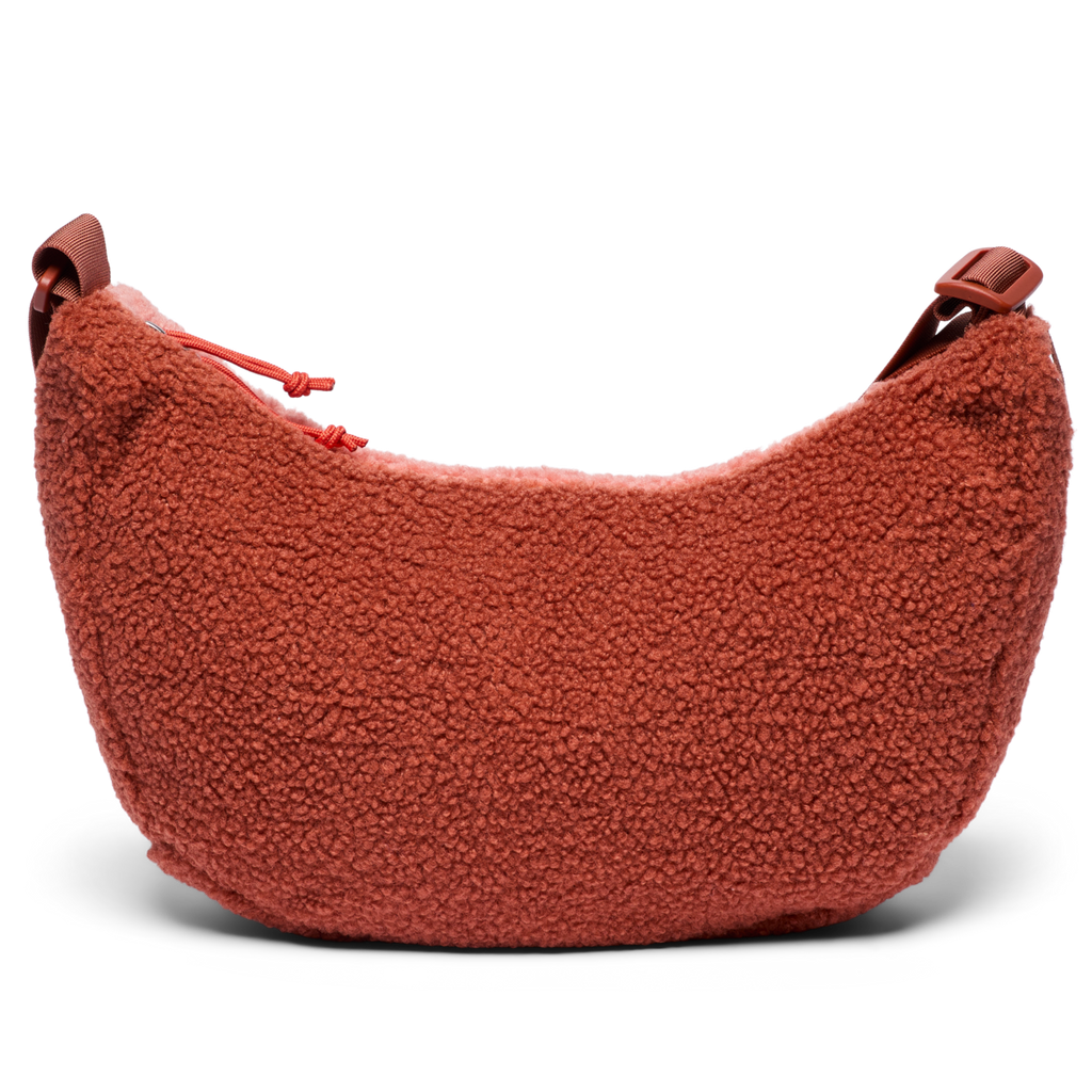 High Pile Fleece 6L Crescent Bag, Clay/Faded Brick