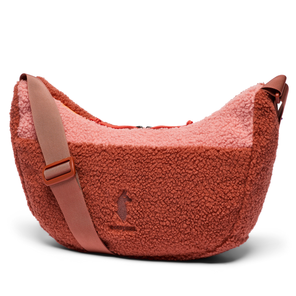 High Pile Fleece 6L Crescent Bag, Clay/Faded Brick