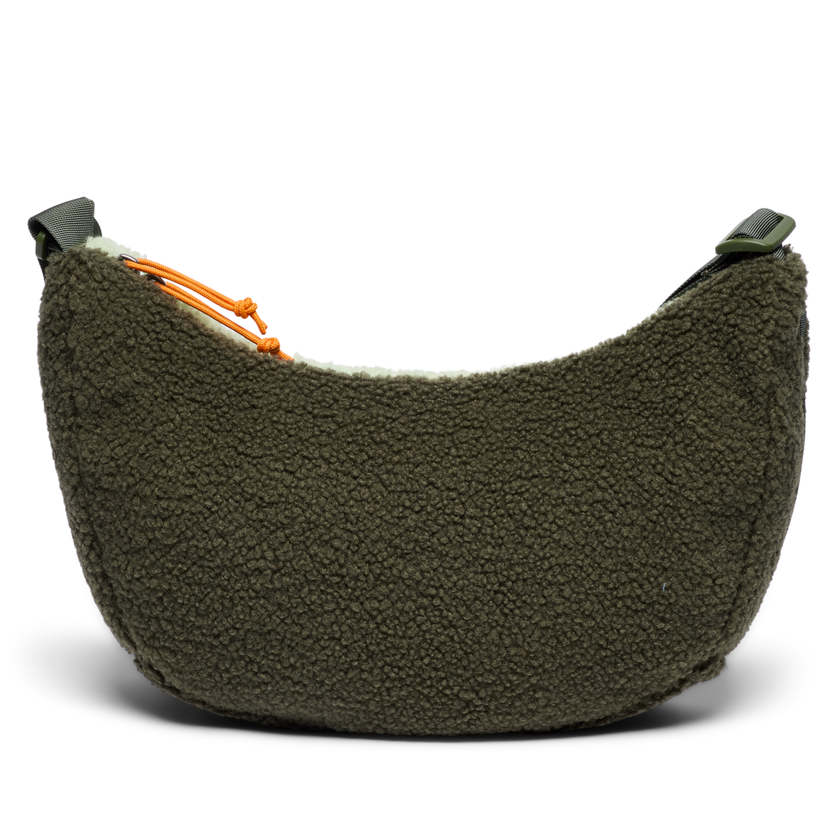 High Pile Fleece 6L Crescent Bag, Fatigue/Green Tea