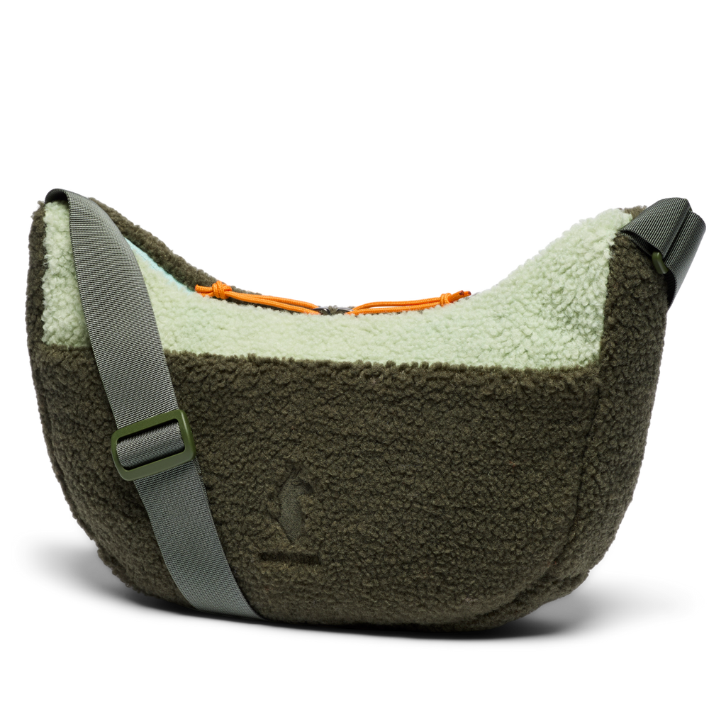 High Pile Fleece 6L Crescent Bag, Fatigue/Green Tea