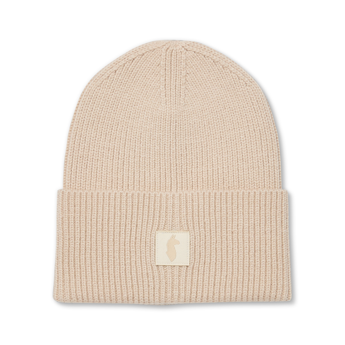 Knit Cuff Beanie, Cream, Detail