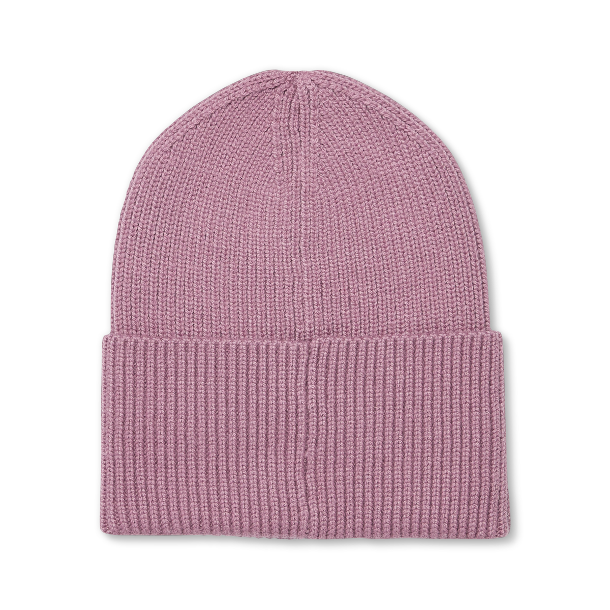 Knit Cuff Beanie, Dusty Rose, Detail