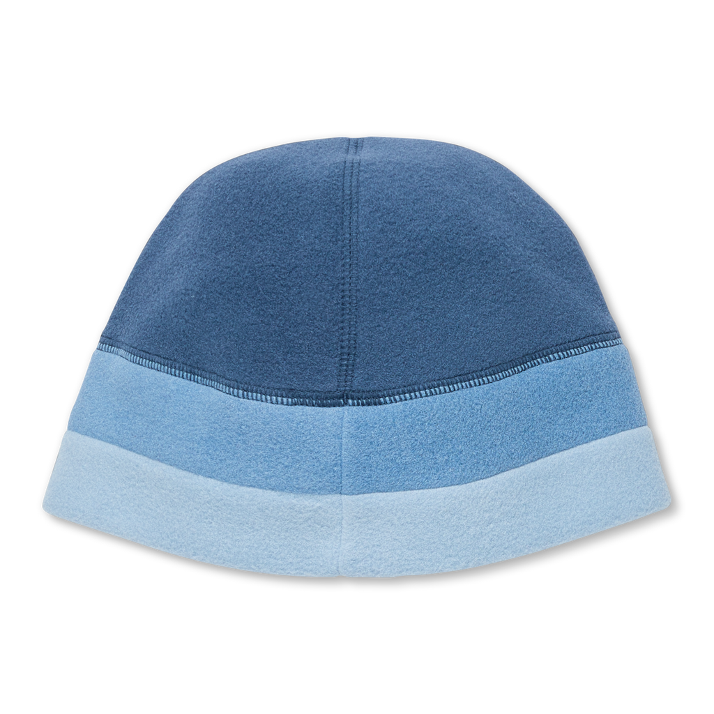 Teca Fleece Beanie, Deep Sea Stripes, Detail