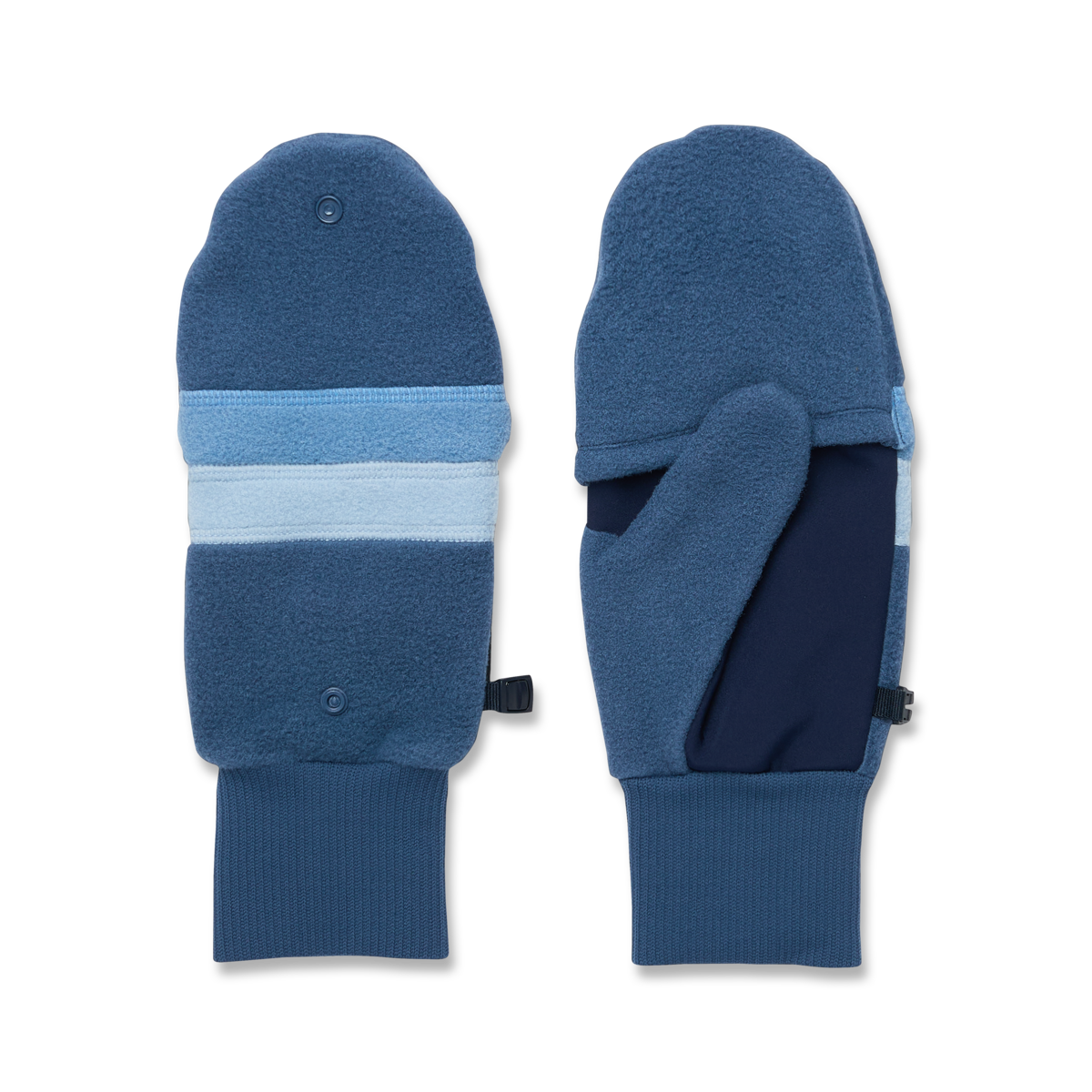 Teca Fleece Glitten, Deep Sea, Detail