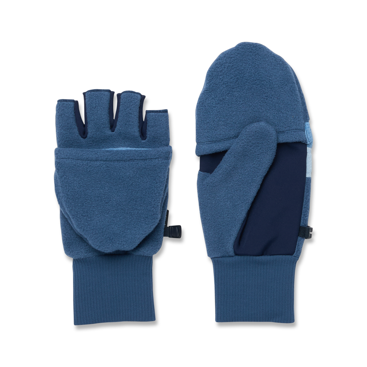 Teca Fleece Glitten, Deep Sea, Detail