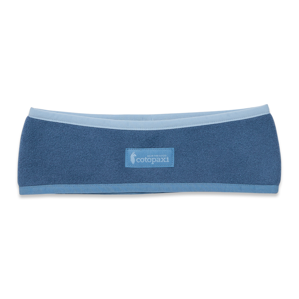 Teca Fleece Headband, Deep Sea, Detail