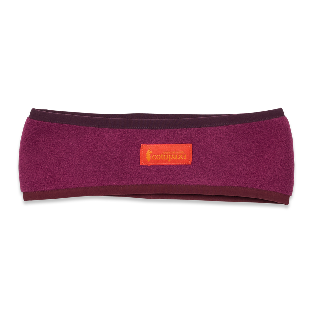 Teca Fleece Headband, Jam, Detail