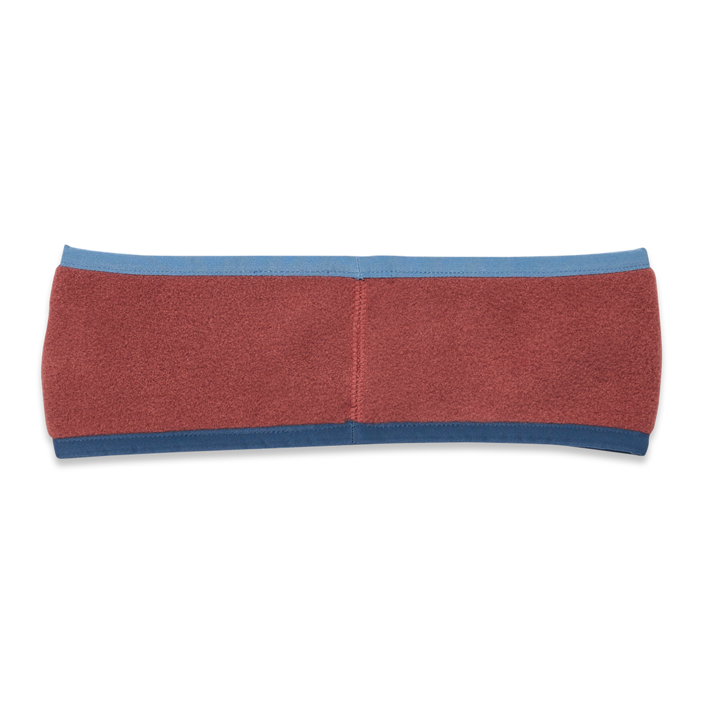 Teca Fleece Headband, Nutmeg, Detail