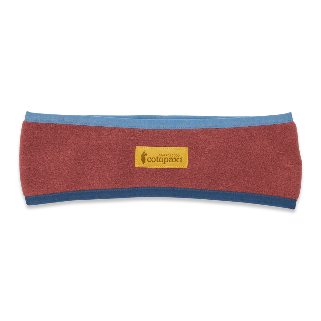 Teca Fleece Headband, Nutmeg, Detail