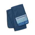 Teca Fleece Scarf, Deep Sea, Detail