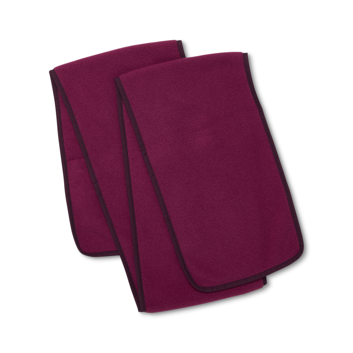 Teca Fleece Scarf, Jam, Detail