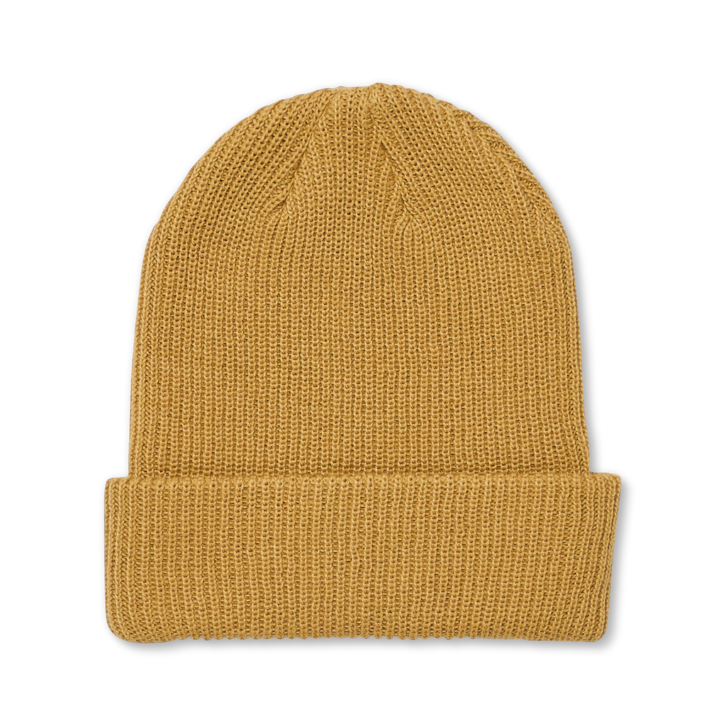 Wharf Beanie - Cotopaxi Patch, Bronze, Detail