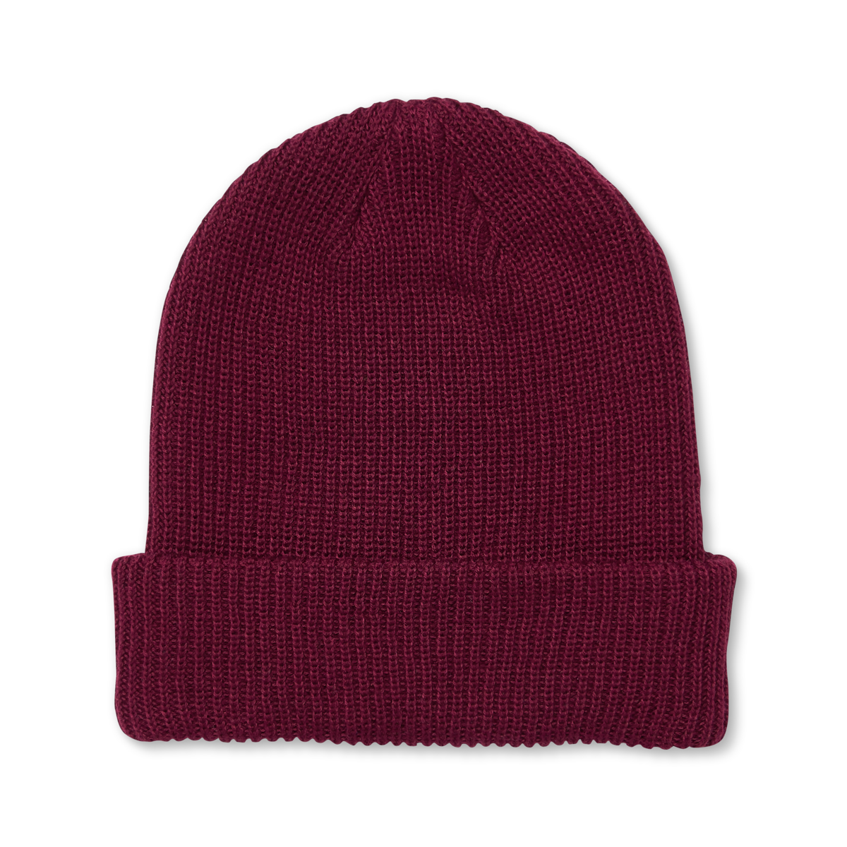 Wharf Beanie - Cotopaxi Patch, Mulberry, Detail