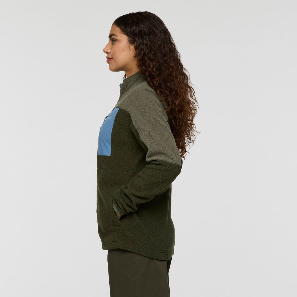 Abrazo Fleece Full-Zip Jacket - Women's, Fatigue/Woods, Model Avery