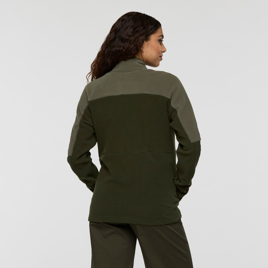Abrazo Fleece Full-Zip Jacket - Women's, Fatigue/Woods, Model Avery