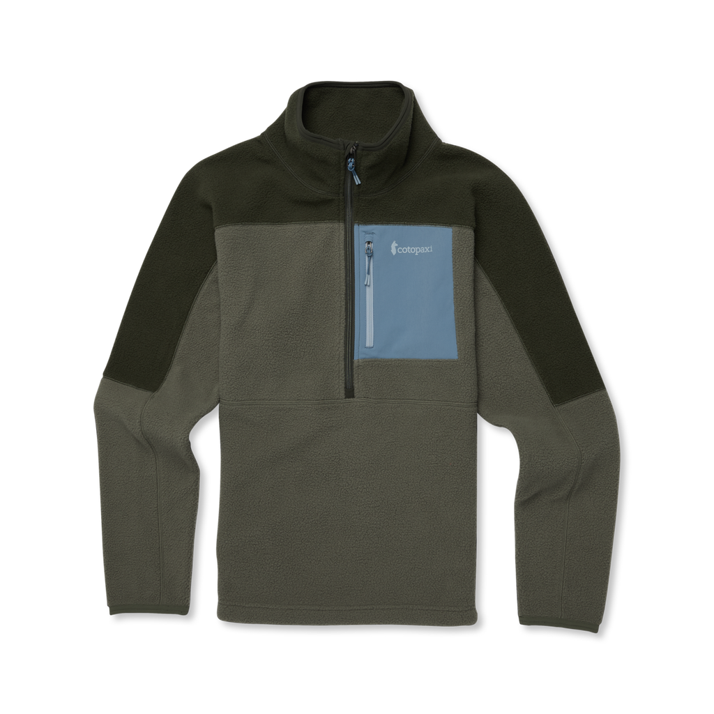 Abrazo Fleece Half-Zip Jacket - Women's, Woods/Fatigue, Model Avery, flatlay