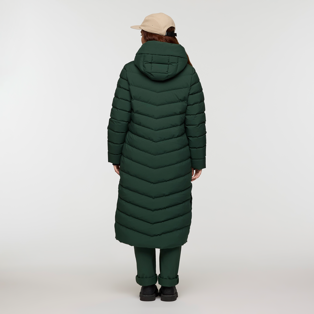 Alivio Down Long Parka - Women's, Cargo, Model Caitlyn