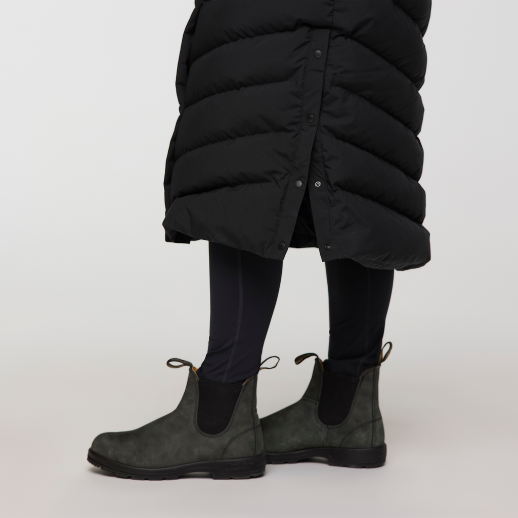 Alivio Down Long Parka - Women's, Cotopaxi Black, Model Caitlyn