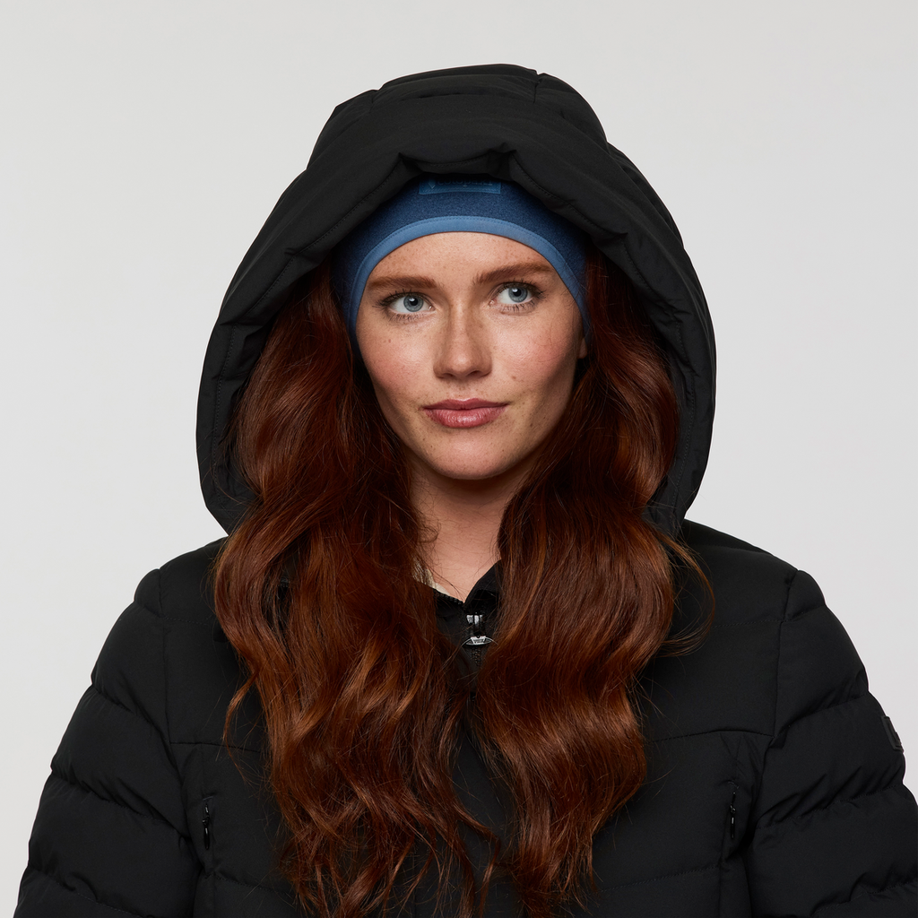 Alivio Down Long Parka - Women's, Cotopaxi Black, Model Caitlyn