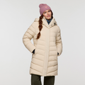 Alivio Down Parka - Women's, Cream, Model Caitlyn
