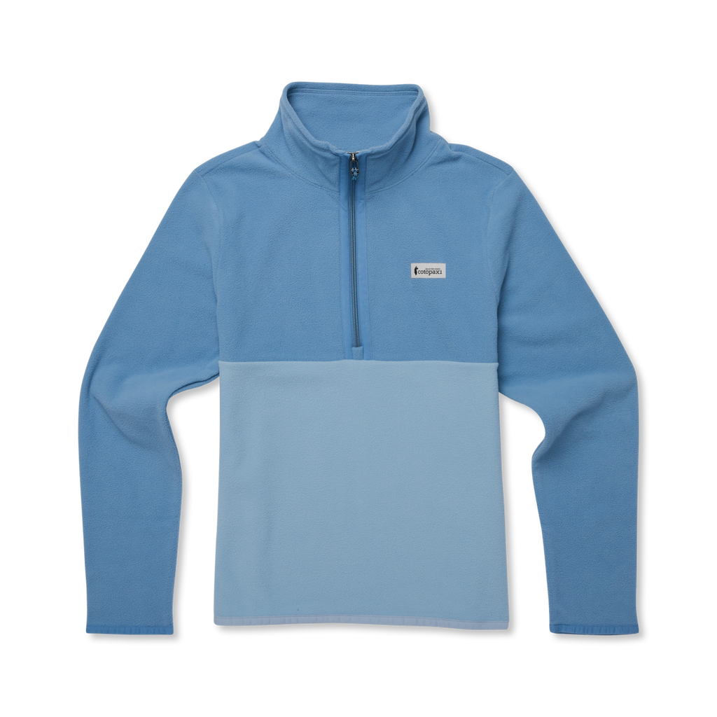 Amado Fleece Pullover - Women's, Fjord/Iceberg, Model Avery, flatlay