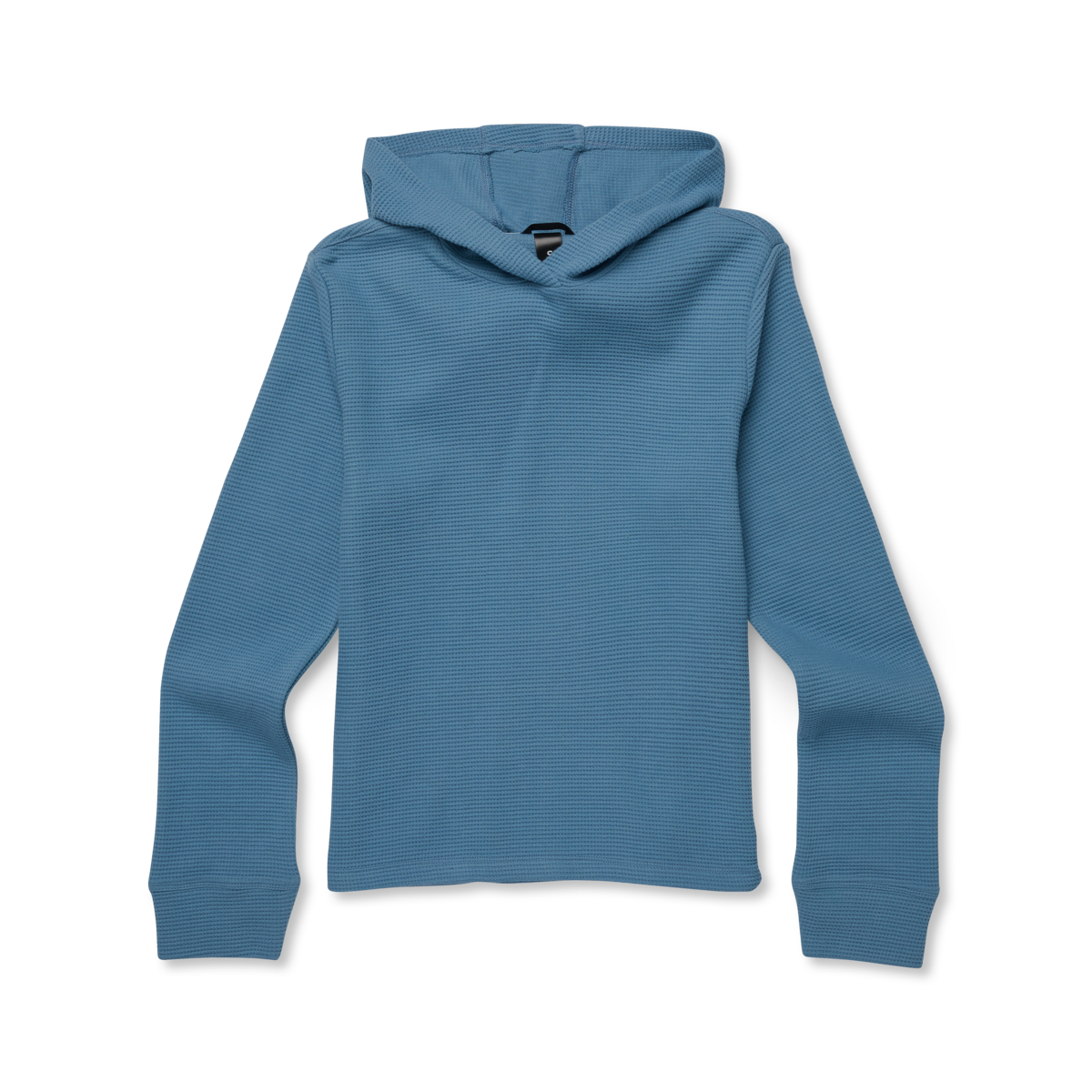 Atajo Long-Sleeve Waffle Hoodie - Women's, Fjord, flatlay