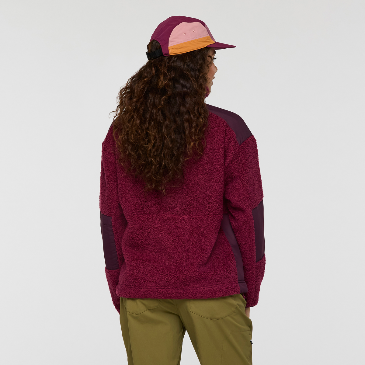 Bacano Fleece Jacket - Women's, Jam/Blackberry, Model Avery