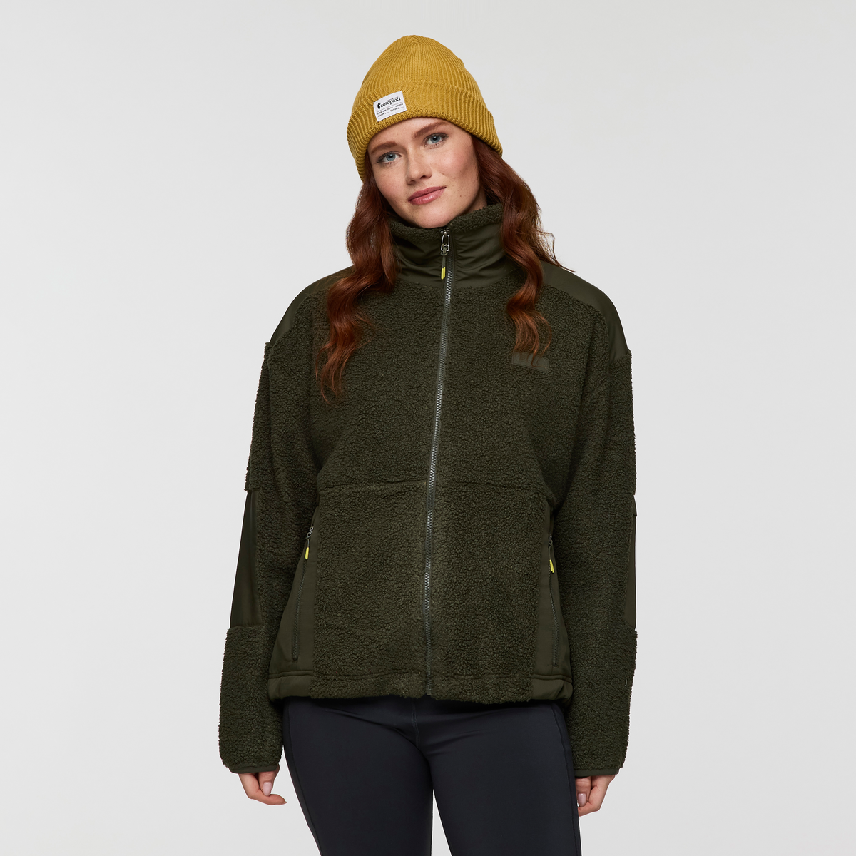 Bacano Fleece Jacket - Women's, Woods, Model Caitlyn