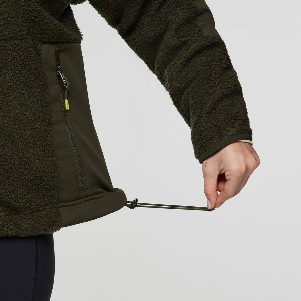 Bacano Fleece Jacket - Women's, Woods, Model Caitlyn