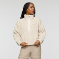 Bacano Fleece Pullover - Women's, Cream/Bone, Model Charlie