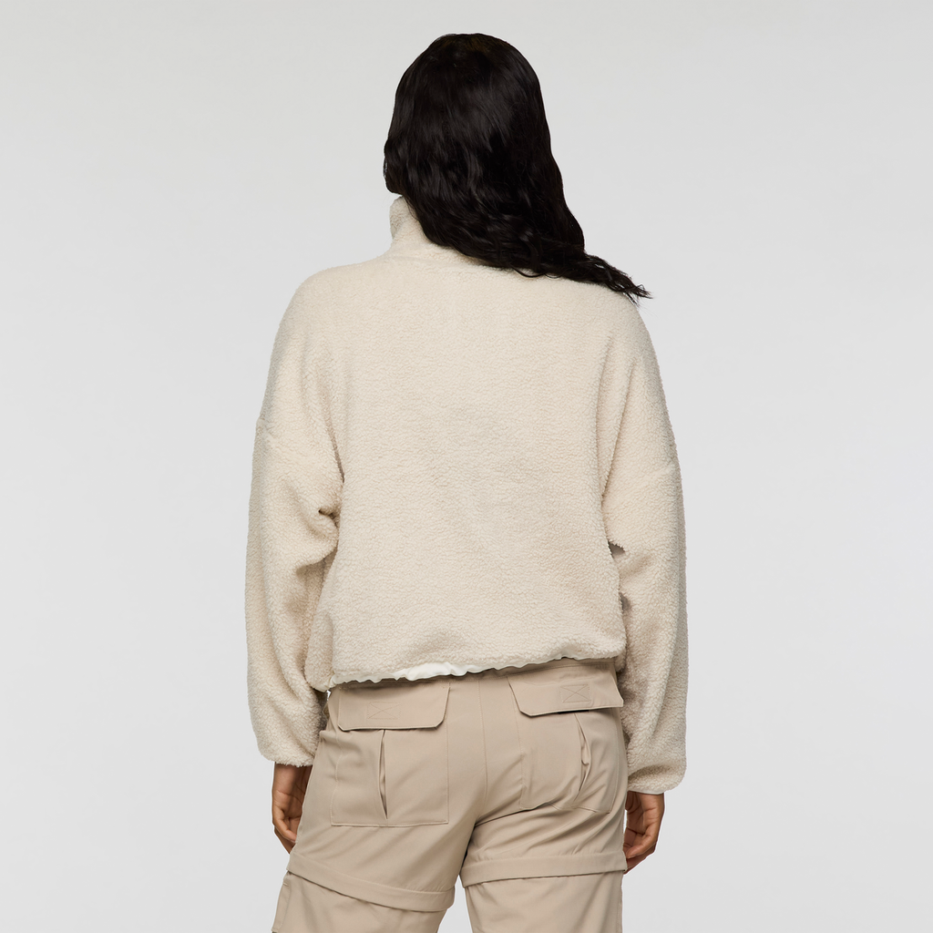 Bacano Fleece Pullover - Women's, Cream/Bone, Model Charlie