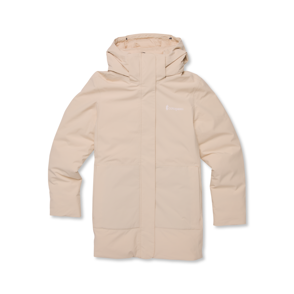 Calidez Down Parka - Women's, Cream, Model Avery