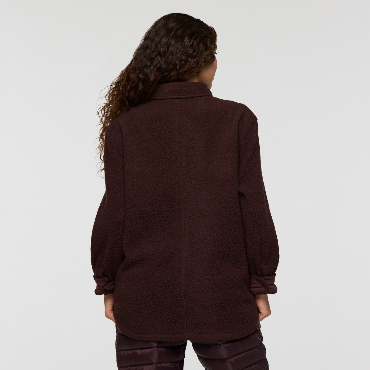 Cameta Shacket - Women's, Coffee, Model Avery