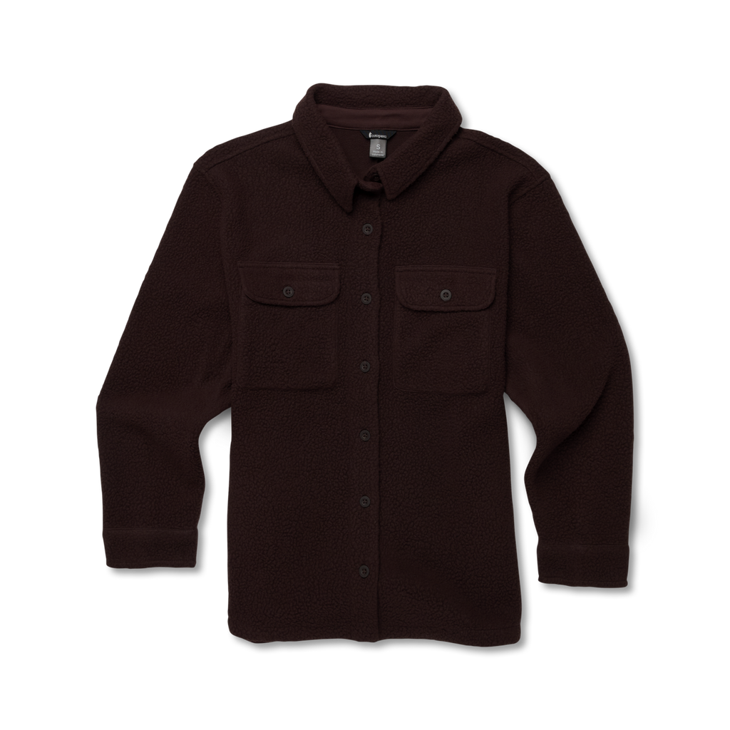 Cameta Shacket - Women's, Coffee, Model Avery