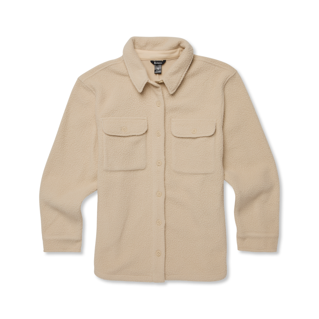 Cameta Shacket - Women's, Cream, Model Charlie