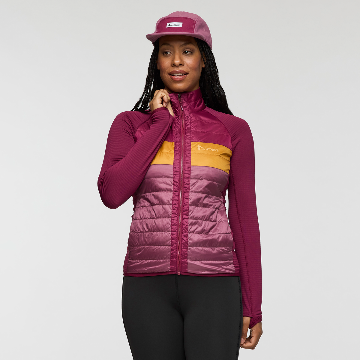 Capa Hybrid Insulated Jacket - Women's, Jam/Fig, Model Charlie