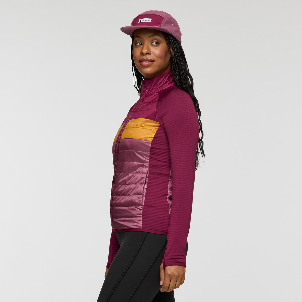 Capa Hybrid Insulated Jacket - Women's, Jam/Fig, Model Charlie
