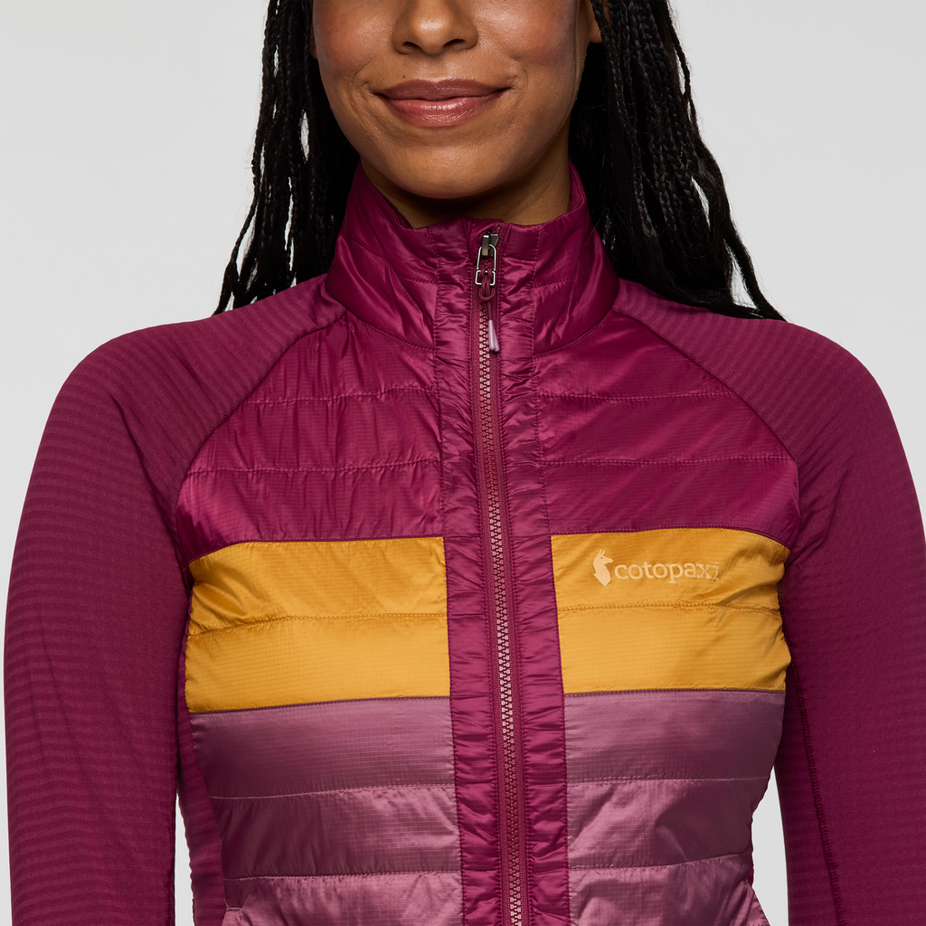 Capa Hybrid Insulated Jacket - Women's, Jam/Fig, Model Charlie