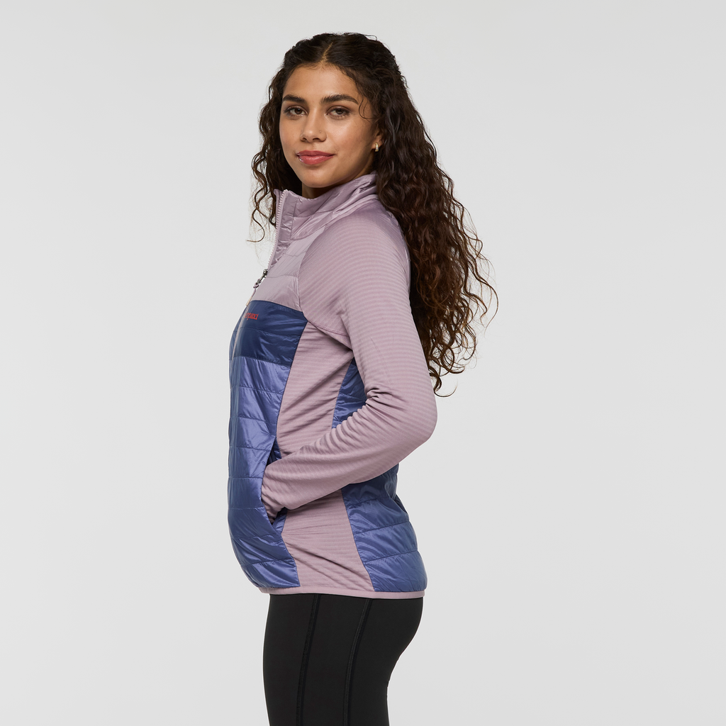 Capa Hybrid Insulated Jacket - Women's, Quartz/Blue Smoke, Model Avery