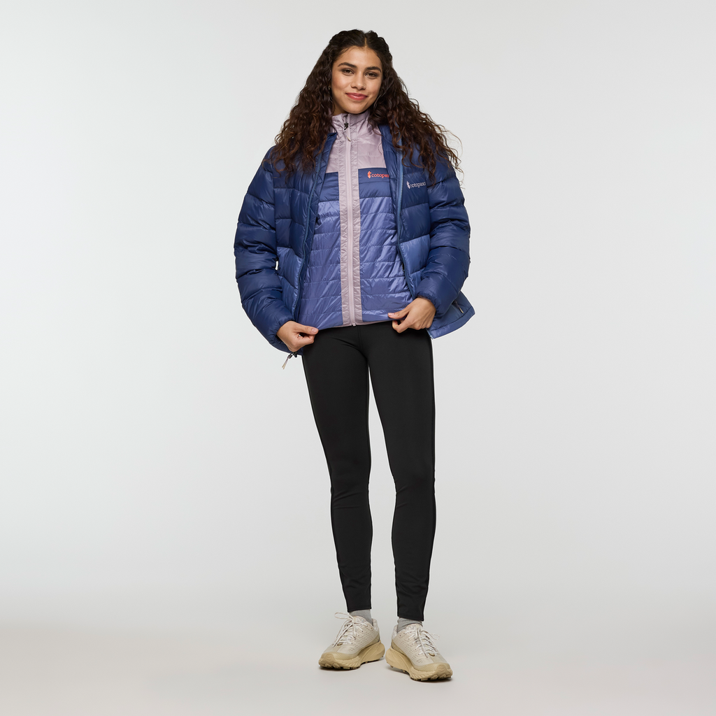 Capa Hybrid Insulated Jacket - Women's, Quartz/Blue Smoke, Model Avery