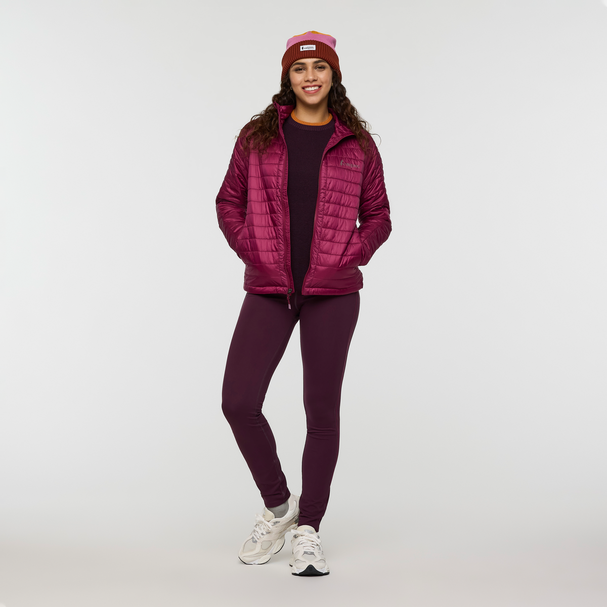 Capa Insulated Jacket - Women's, Jam, Model Avery